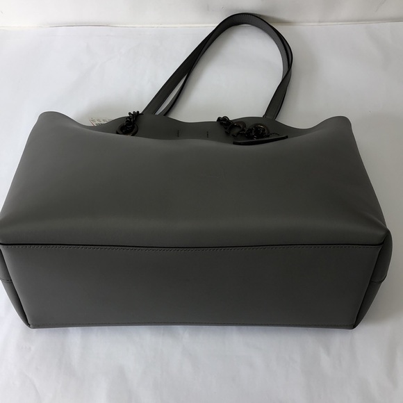 Coach Signature Chain C Tote Heather Grey 78218 - Picture 6 of 10
